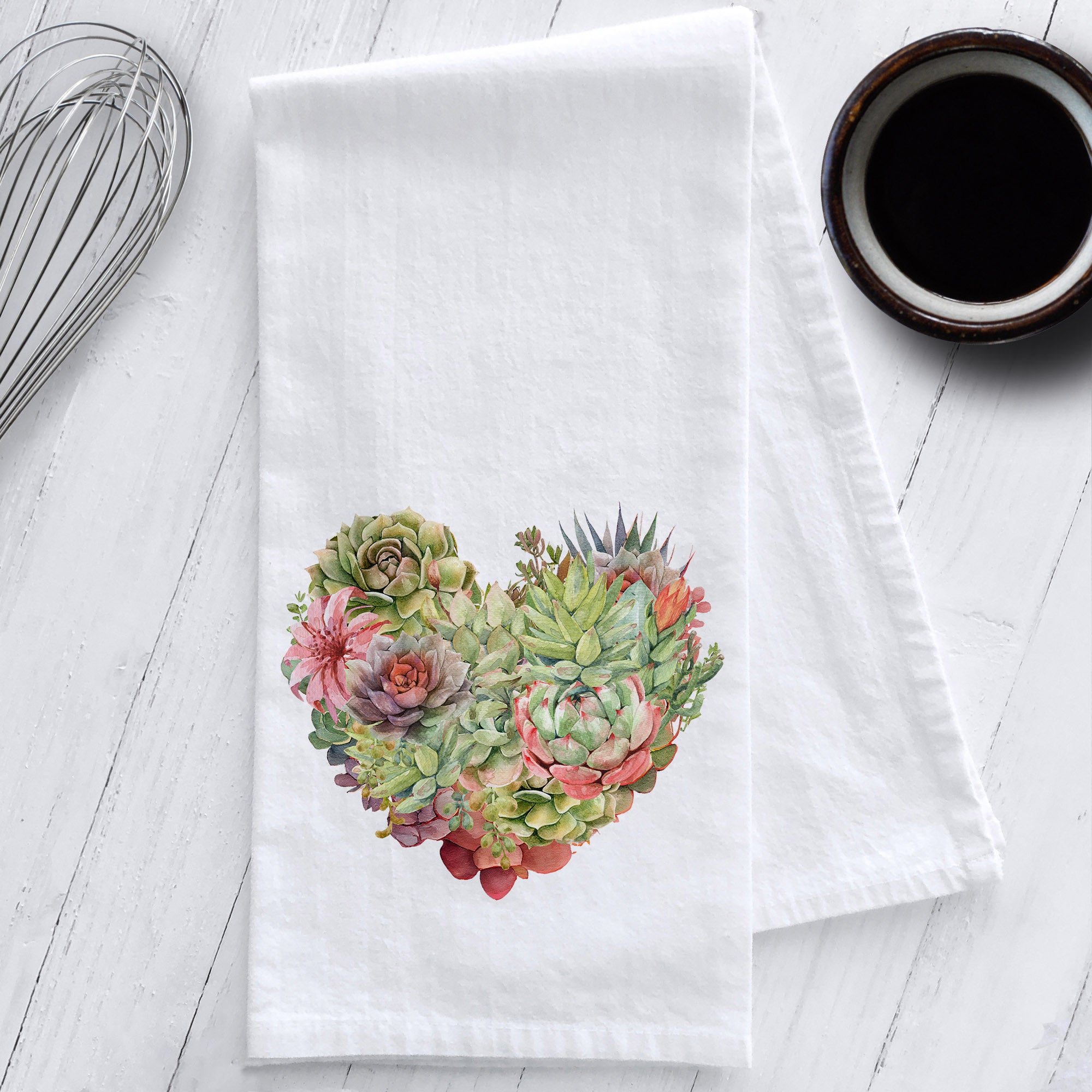 succulent towel Succulents Kitchen Tea Towel