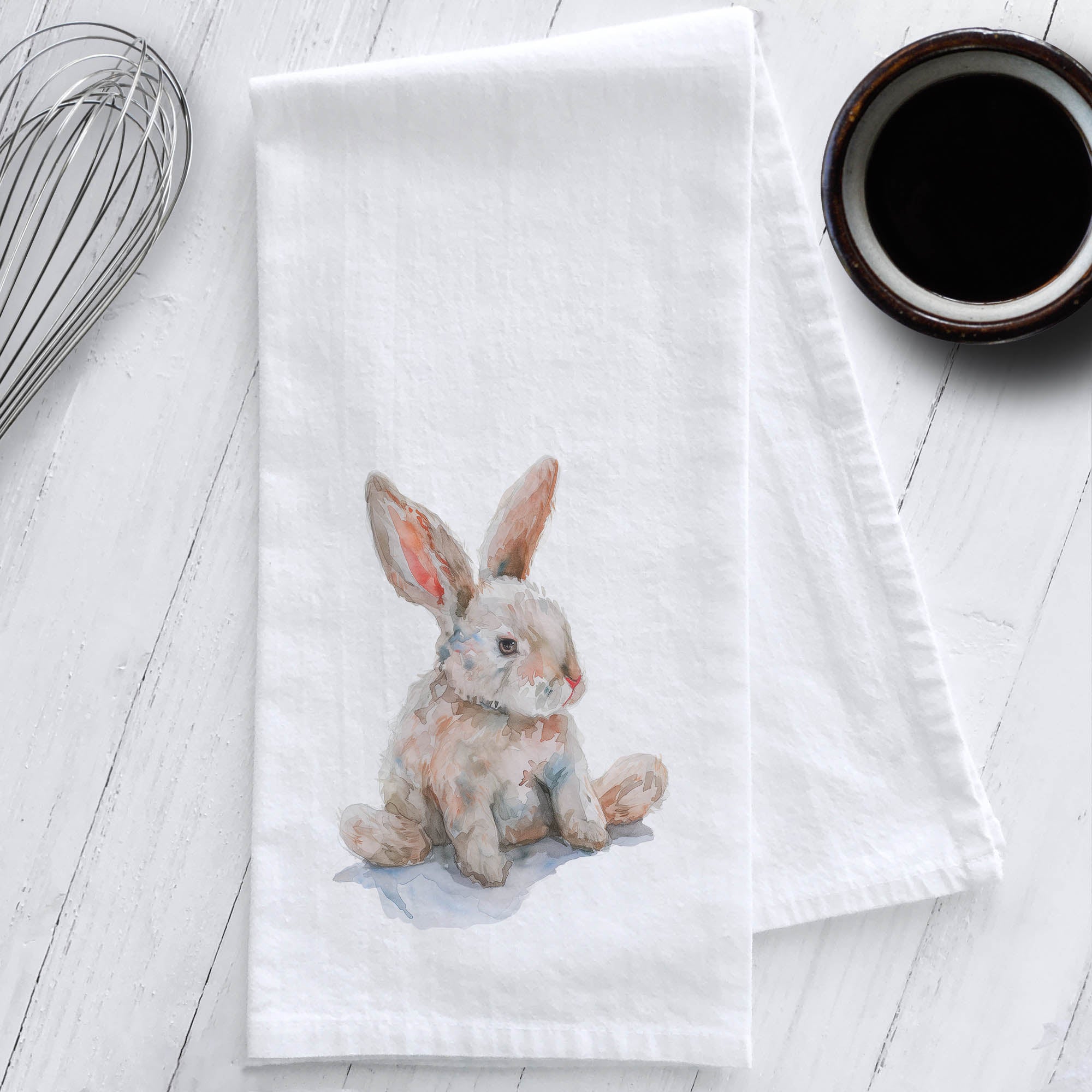 Pastel Bunny Tea Towel