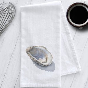 Oyster Shell Kitchen Tea Towel