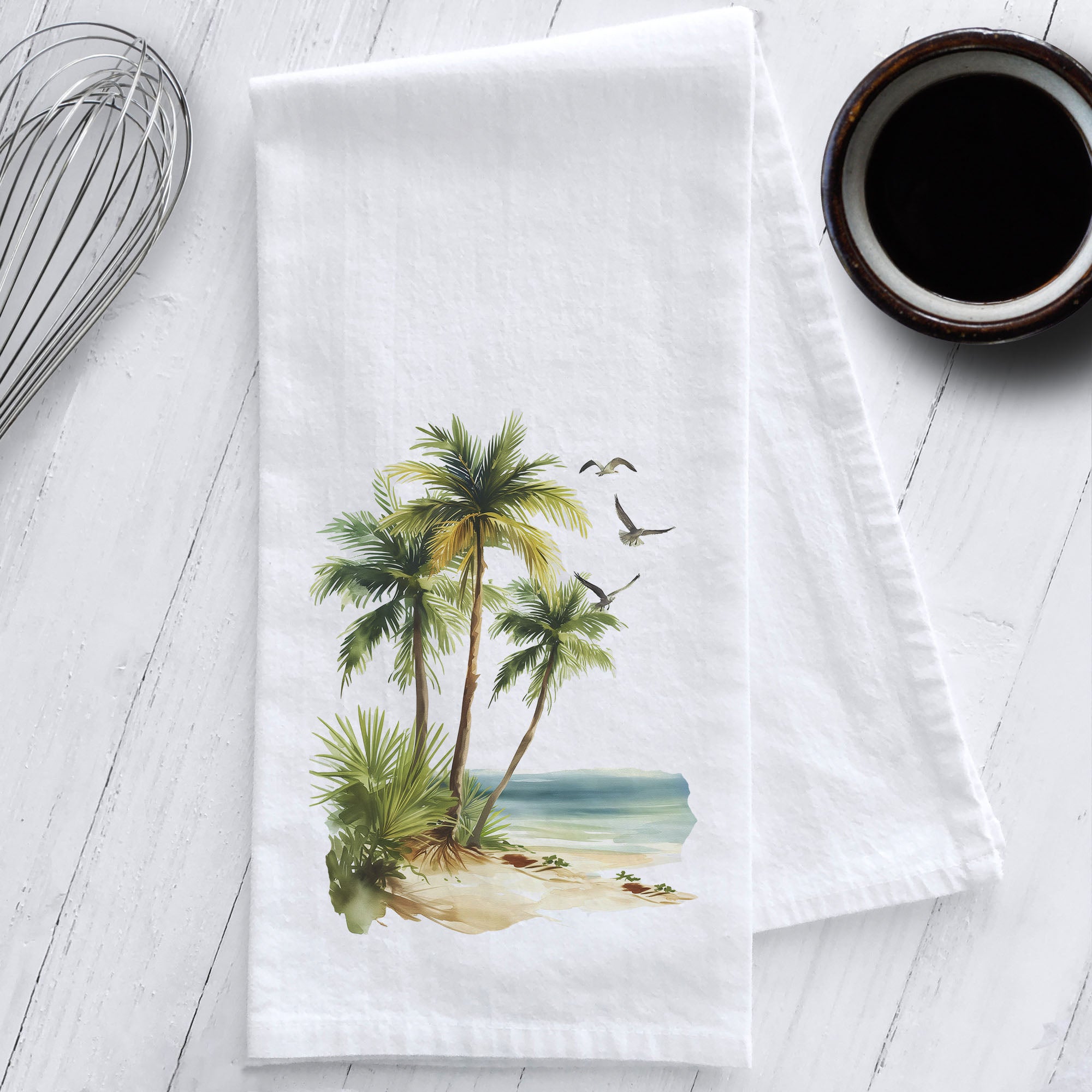 Beach Kitchen Tea Towel