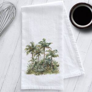 Palm Tree Kitchen Tea Towel