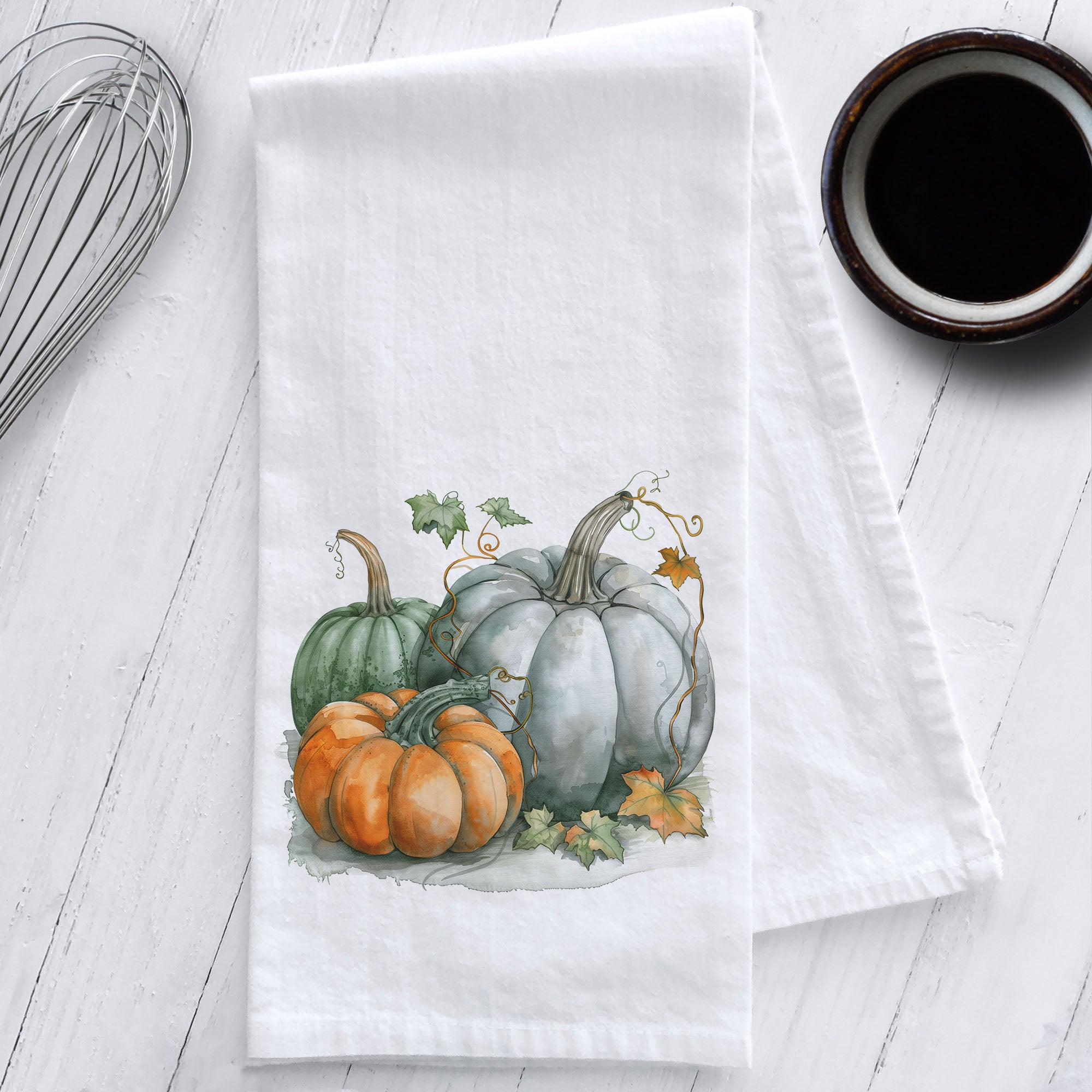 Pumpkin Trio Kitchen Tea Towel