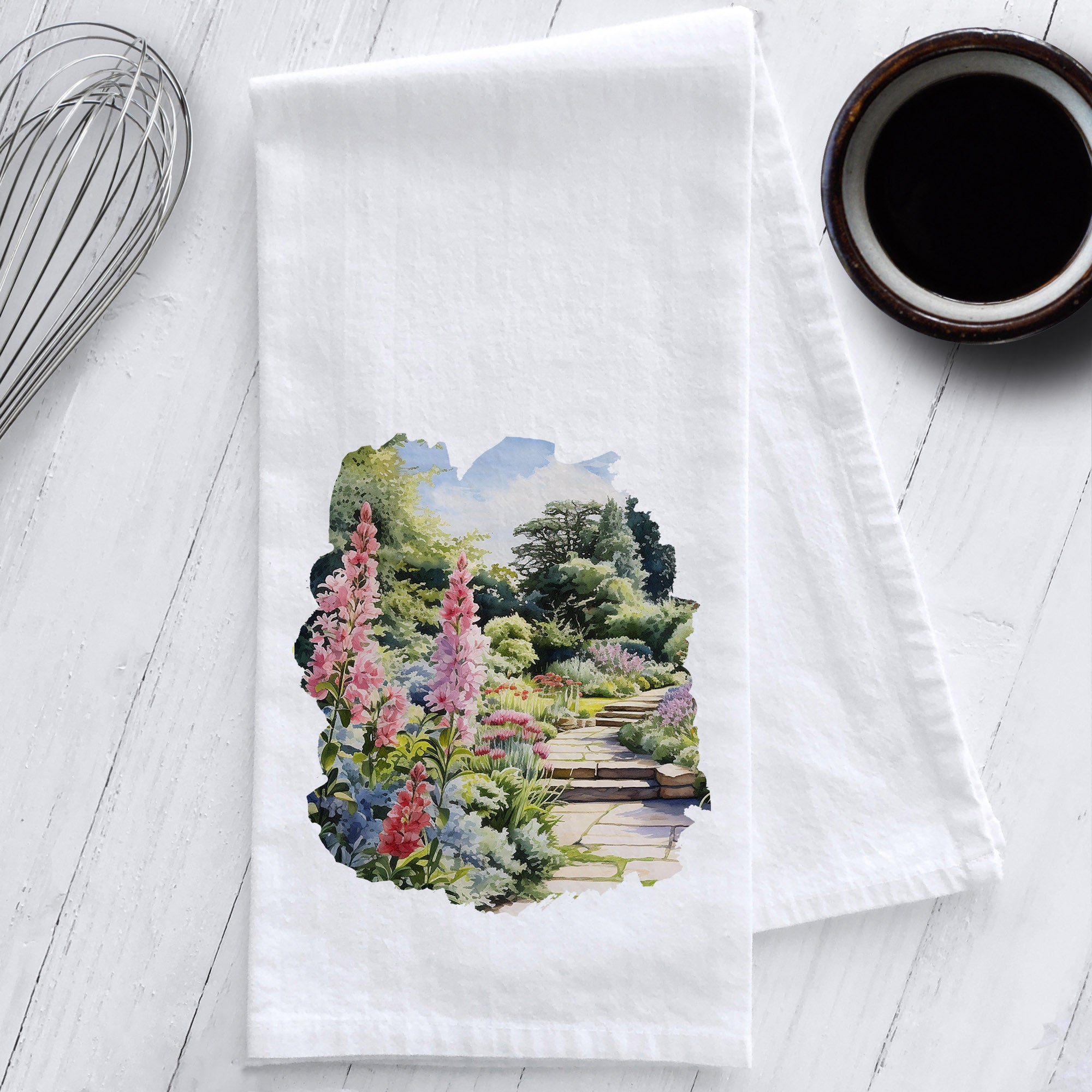 Secret Garden Kitchen Tea Towel