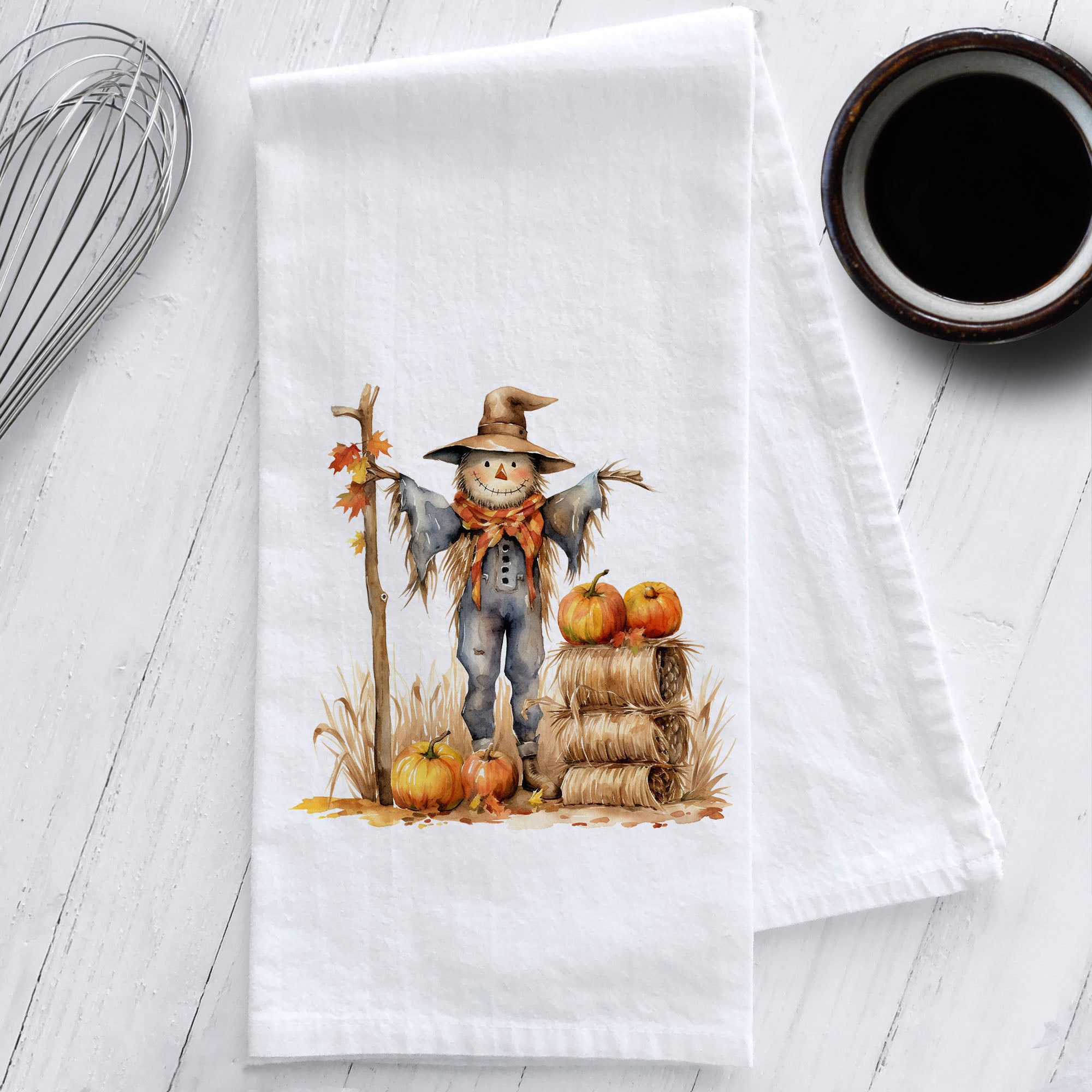 Scarecrow Kitchen Tea Towel