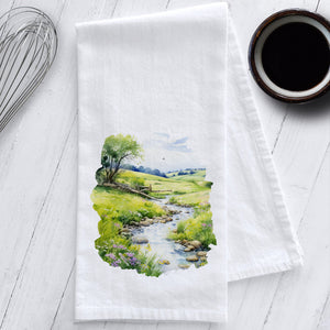 Spring Meadow Kitchen Tea Towel