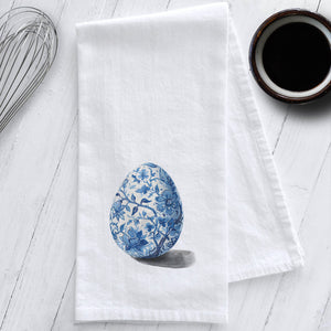 Chinoiserie Easter Egg Tea Towel