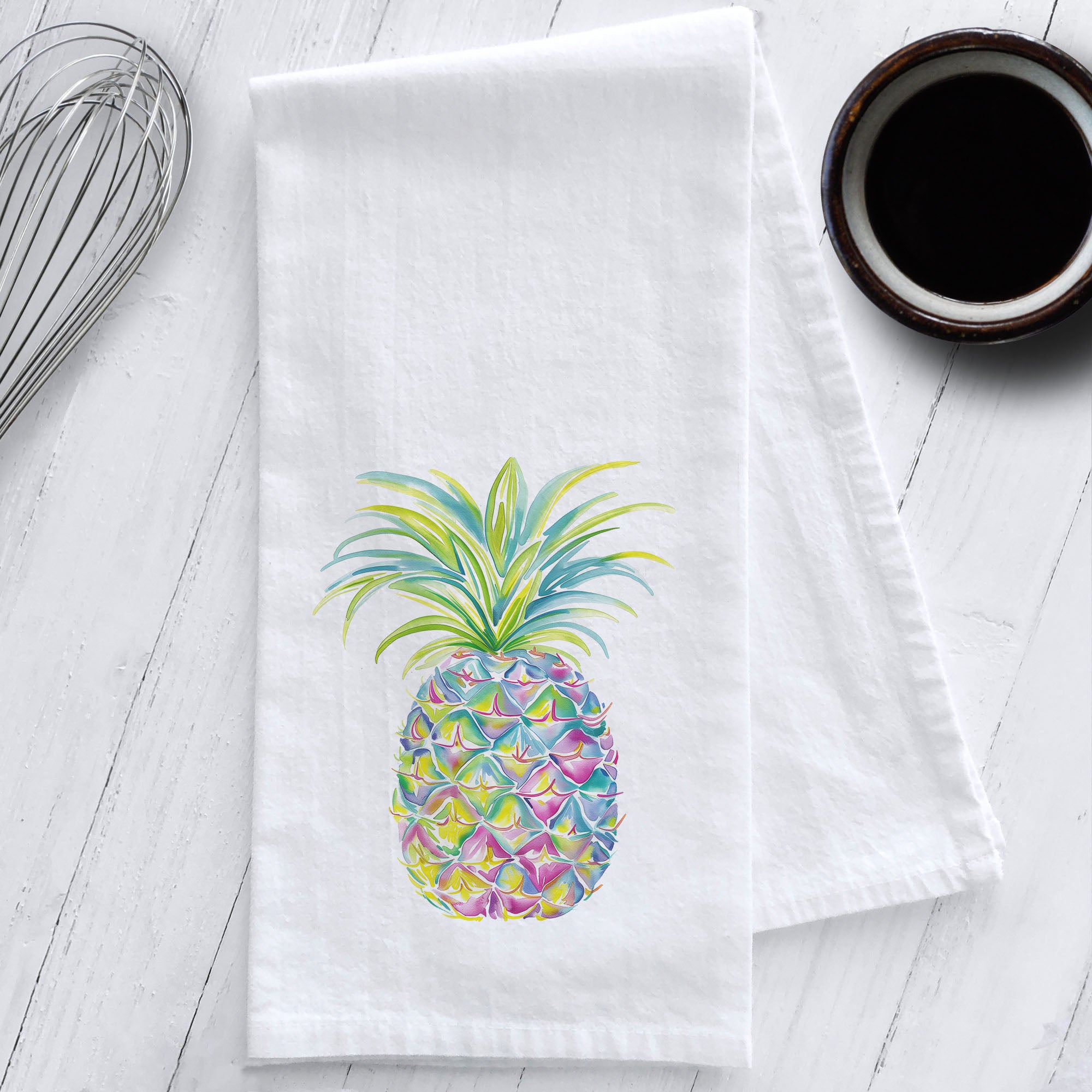 Preppy Pineapple Kitchen Tea Towel